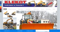 Desktop Screenshot of januszklekot.pl